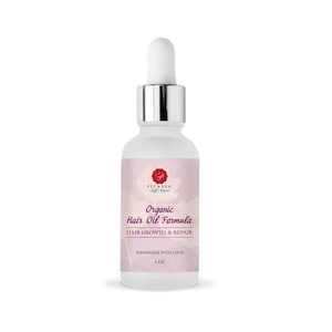 Organic Hair Growth Oil - Hair Treatment - Organic Hair Oil Formula - Hair Growth Products - Hair Growth Repair - Hair Growth - Hair Oil