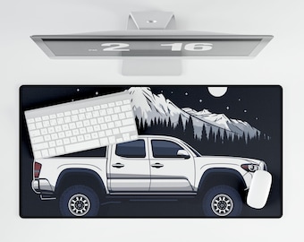 Toyota Tacoma Mouse Pad - Offroad Desk Mat for Car Enthusiasts, Unique Vehicle Design, Car lover Mat, Toyota Desk Mat, Pickup Desk Mat