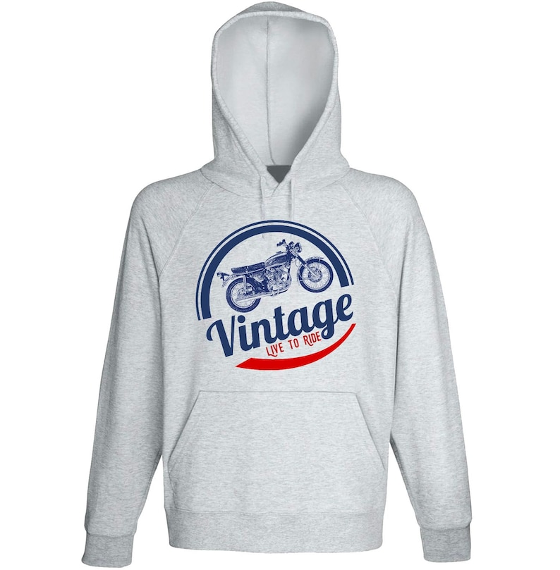 Biker Gifts Honda CB450 K2 Vintage Live to Ride Bike Hoodies Motorcycle Gift Motorcycle Sweatshirt Motorcycle Sweater