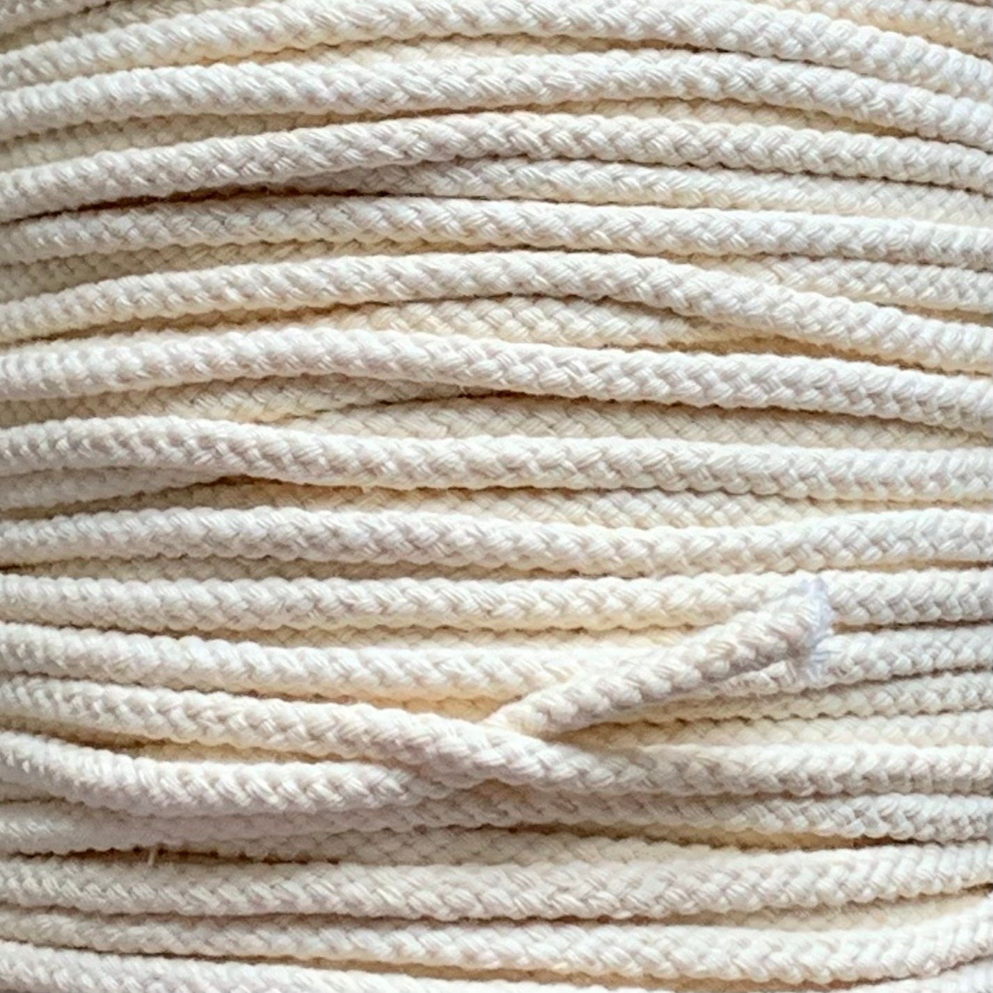 Natural Ecru 5mm Braided Cotton Cord Macrame Cord. Etsy