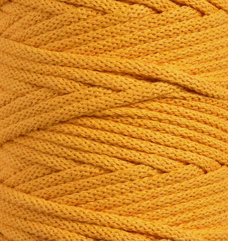 10mm or 12mm Braided Cotton Cord 5, 10 or 15 Meter Bundles of Knotted Ecru  Cord 25/64'' or 15/32'' 