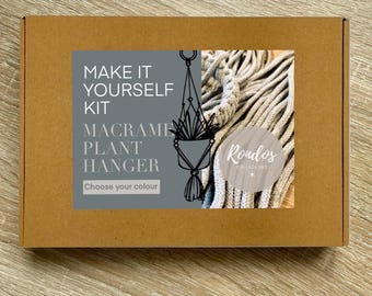 DIY Macrame Plant Hanger Kit - Beginner Craft Project