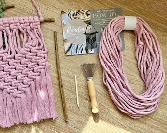 Make it Yourself Macrame Heart Wall Hanging, Craft Kit