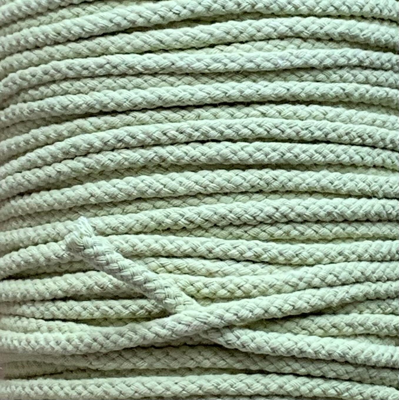 Sage Green 5mm Braided Cotton Cord Macrame Cord. Etsy