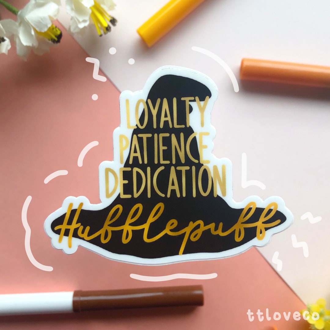 Loyal Wizard Hat Sticker Magic Wizards & Witches Honey Badger Magic ...