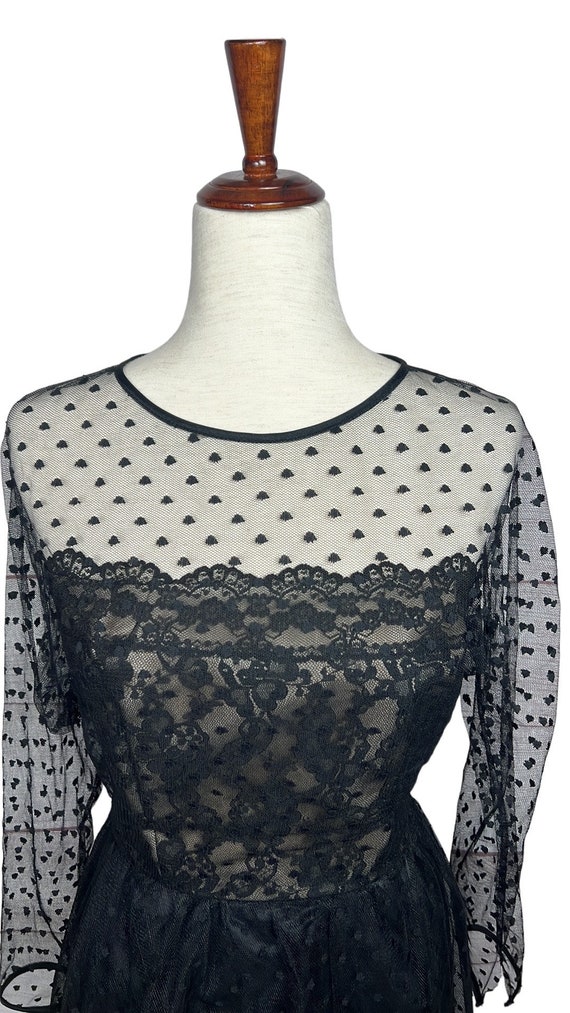 Victor Costa for Neiman Marcus Vintage Lace Patte… - image 6