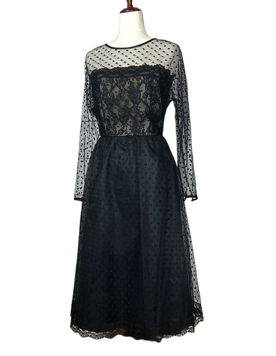 Victor Costa for Neiman Marcus Vintage Lace Patte… - image 1