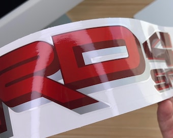 TRD 4x4 Sport Aufkleber, Tacoma Sport Ersatzaufkleber, Emblem für Tundra Truck (2er Premium Aufkleber)