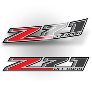 Z71 Off Road Decals für Chevy Silverado 2014-2018 Nachttisch LKW Aufkleber (2 Stück)