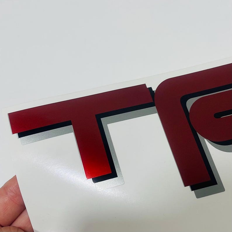 Metallic Chrome TRD off Road Decal Toyota Tacoma Tundra 2005-2023 ...