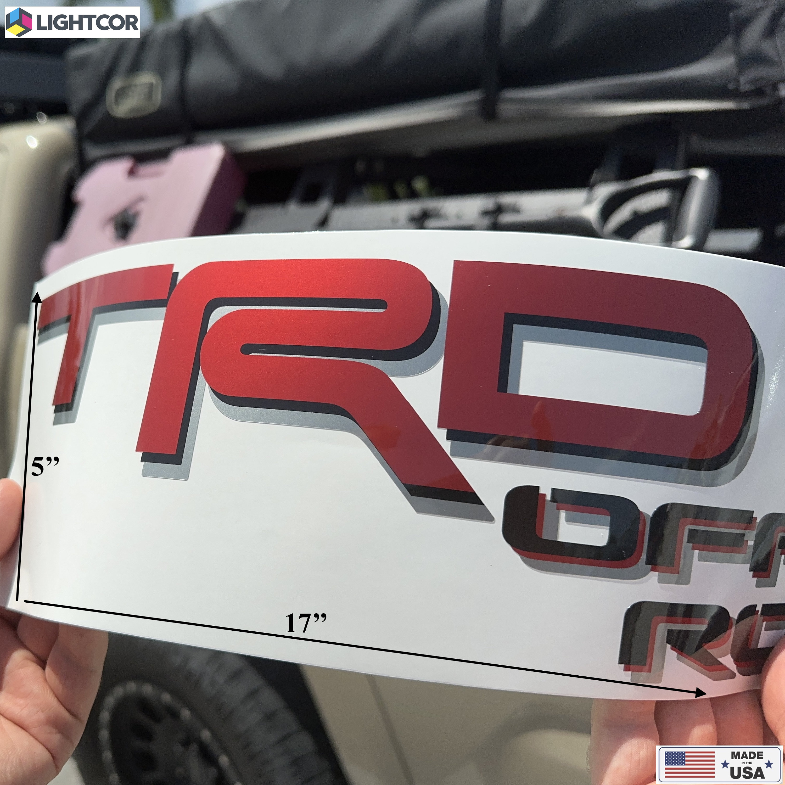 TRD off Road Decals, Tacoma 4x4 Sports Replacement Stickers