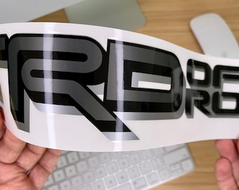 Metallic Chrome TRD Off Road Decal Toyota Tacoma Tundra 2005-2023 - Choose Color