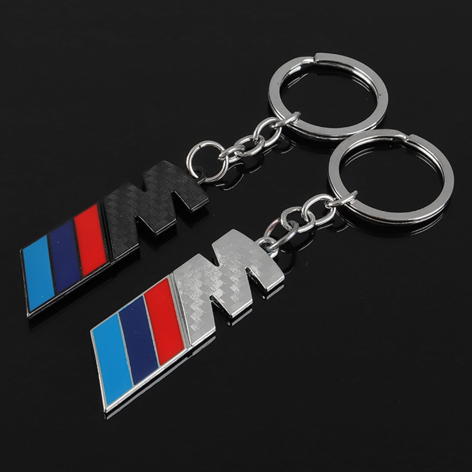 BMW M Performance Carbon Black Carbon Keychain Ring BMW Etsy