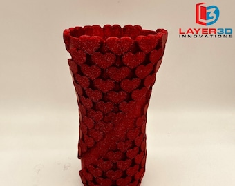 Valentine's Day Heart Vase