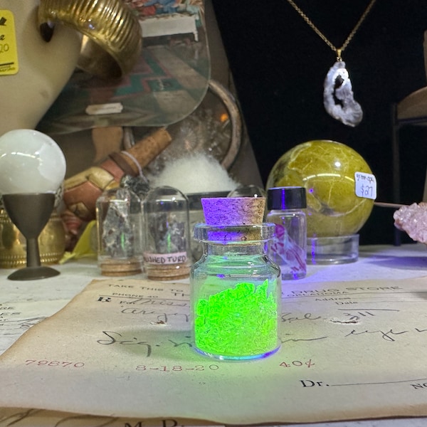 Broken Uranium Glass Etsy