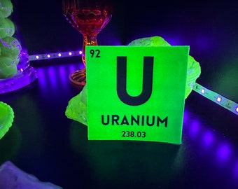 Uranium Glowing Element Sticker (Green Version)