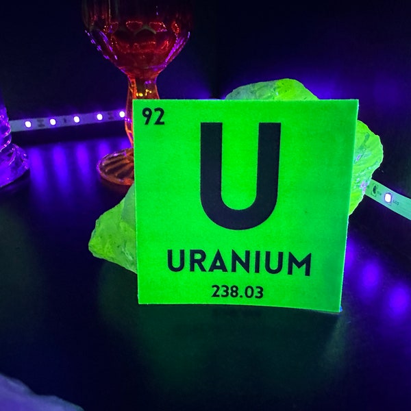 Uranium Glowing Element Sticker (Green Version)