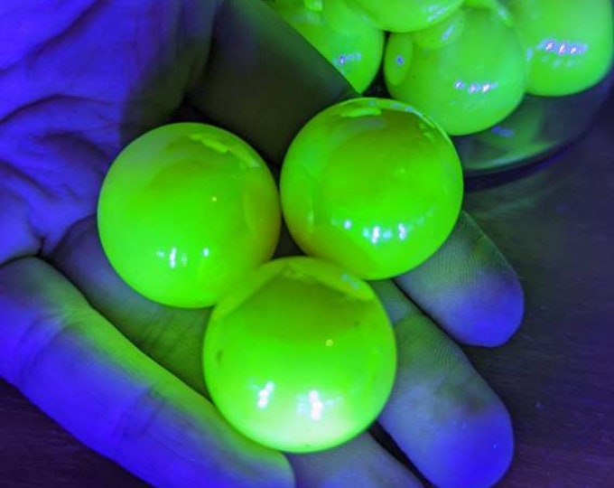 Uranium Glass Gun on a Font Etsy