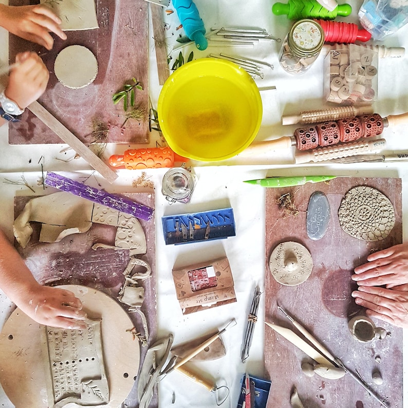 Clay Kit, Make Your Own Pottery at Home Clay Kit Etsy UK