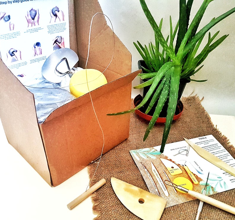 Clay Kit, Make Your Own Pottery at Home Clay Kit Etsy UK