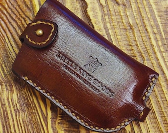 Handcrafted Leather Key Holder: Vintage Style Key Organizer