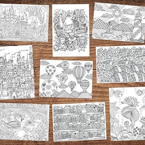 12 cores misturadas em obras de arte em branco ou cartões de aniversário, designs personalizados