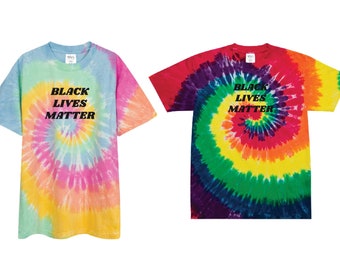 Blm tie dye shirt clearance