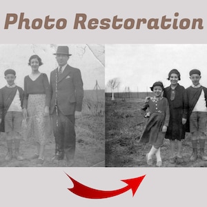 Professional Photo Restoration | Photo Retouching | Photoshop Editing