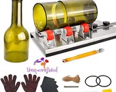Glass Bottle Cutter Glass Cutting Tools DIY Machine Cutting Wine Beer Champagne Whiskey Bottle Cutter Kit DIY Arts and Crafts for Adults