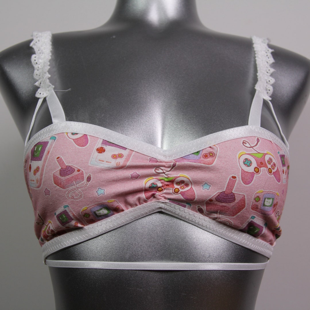 Saint-geek - Lingerie - Whimsical - Pink - Controller - Gamer - Etsy UK