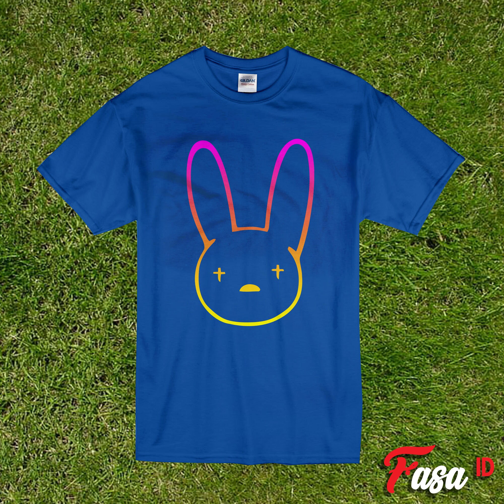 Bad Bunny Logo Tshirt Bunnies Shirt Rabbit Shirt Bunny Etsy