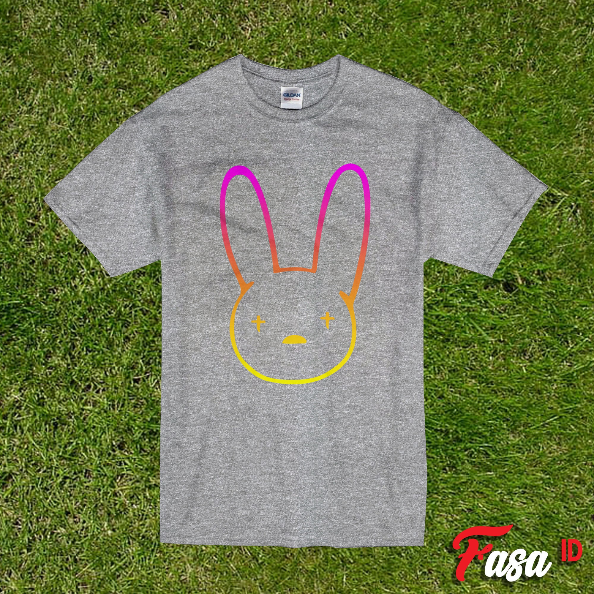 Bad Bunny Logo Tshirt Bunnies Shirt Rabbit Shirt Bunny Etsy