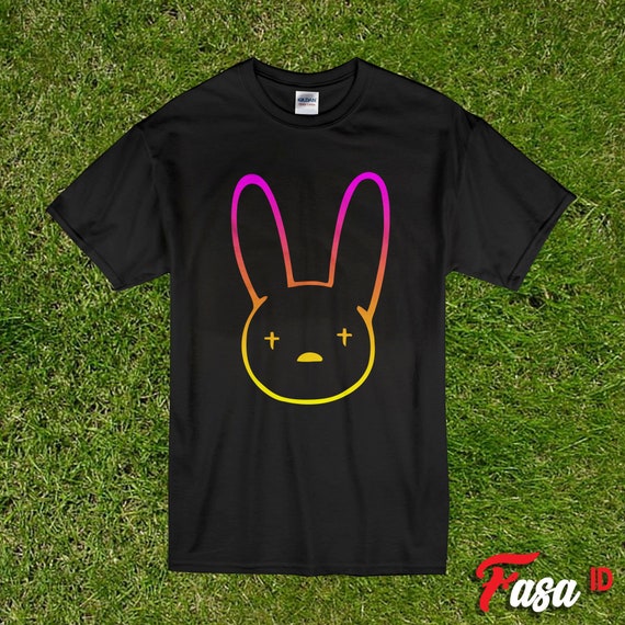 Bad Bunny Logo Tshirt Bunnies Shirt Rabbit Shirt Bunny Etsy