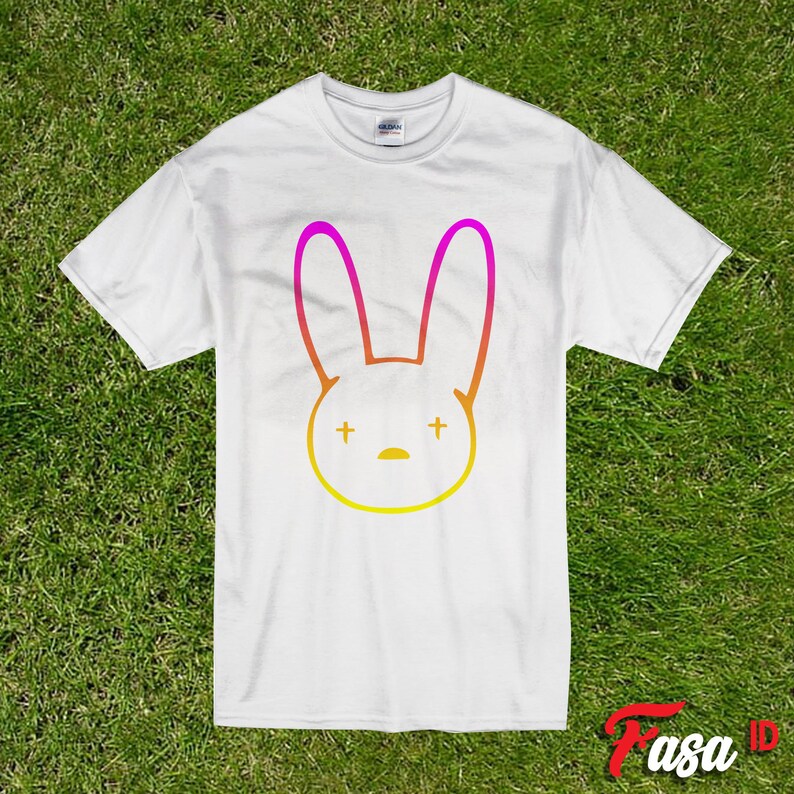 Bad Bunny Logo Tshirt Bunnies Shirt Rabbit Shirt Bunny Etsy
