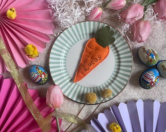 Personalised Easter carrot  hanging decoration