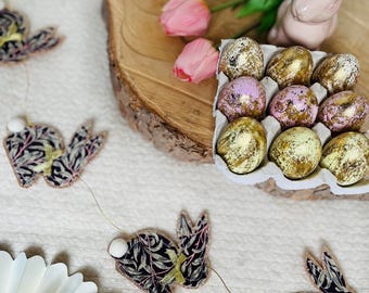 William Morris Willow Bough Easter Bunny Garland