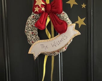 William Morris Personalised Wreath