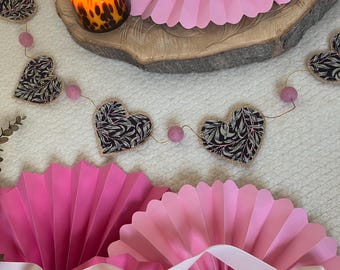Valentines Morris Willow Bough Heart Garland
