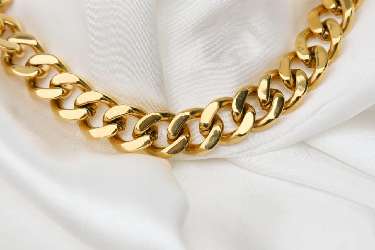 Cuban Chain Necklace Cuban 18K Gold Filled Chain Cuban Etsy