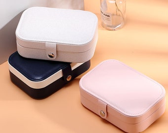 Details about Portable Travel Jewelry Box Organizer Velvet Earring Ring Display Ornaments Case Details about Portable Travel Jewelry Box Organizer Velvet Earring Ring Display Ornaments Case