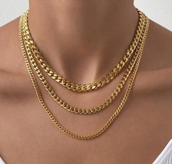 14k Gold Filled Cuban Link Chain 