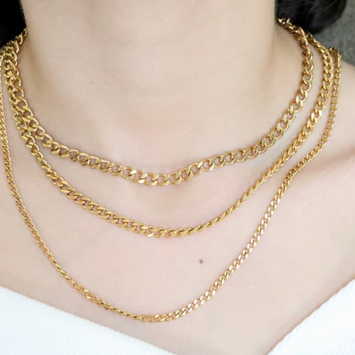 14k Gold Filled Cuban Link Chain 