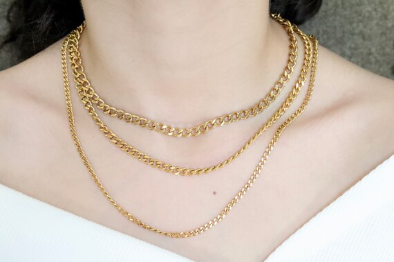 14k Gold Filled Cuban Link Chain 