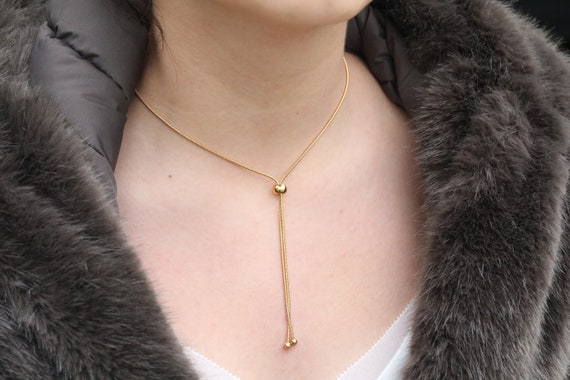 Snake Chain Necklace 18k Gold Filled 