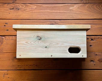 Wooden Swift Nesting Bird Box