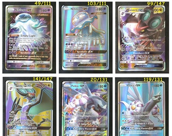 Palkia, Noivern, Nihilego, Pheromosa - Single Card (Paper or Handmade Plastic Card)