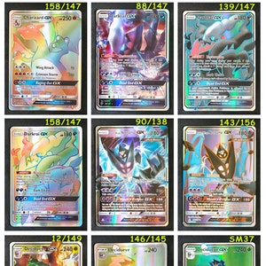 Charizard, Darkrai, Dawn Wing Necrozma, Decidueye - Cartão Único (Papel ou Cartão Plástico Feito à Mão)