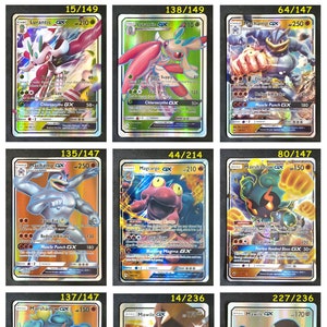 Magcargo, Machamp, Marshadow, Lurantis, Mawile - Cartão Único (Papel ou Cartão Plástico Artesanal)