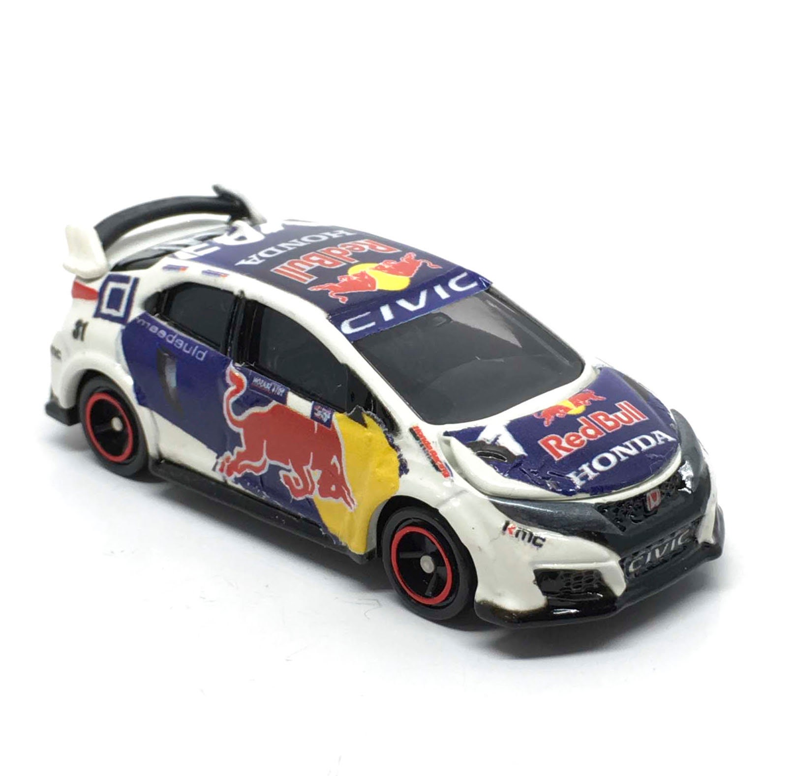 Custom Car From Tomica Honda Civic Type R - Sticker Red Bull