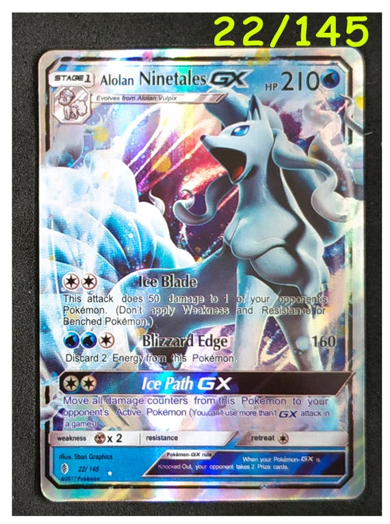 ゆきザウルス様オーダー Alolan Ninetales, Altaria, Ampharos - Single Card (paper or